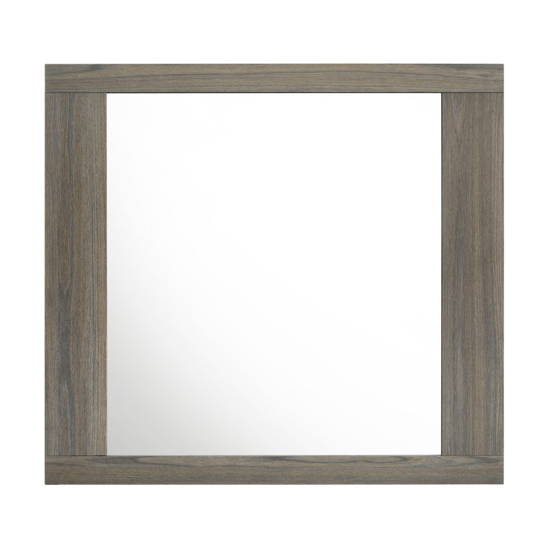 Commode miroir gris chêne