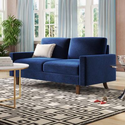 Kathi 69.7" Velvet Square Arm Sofa