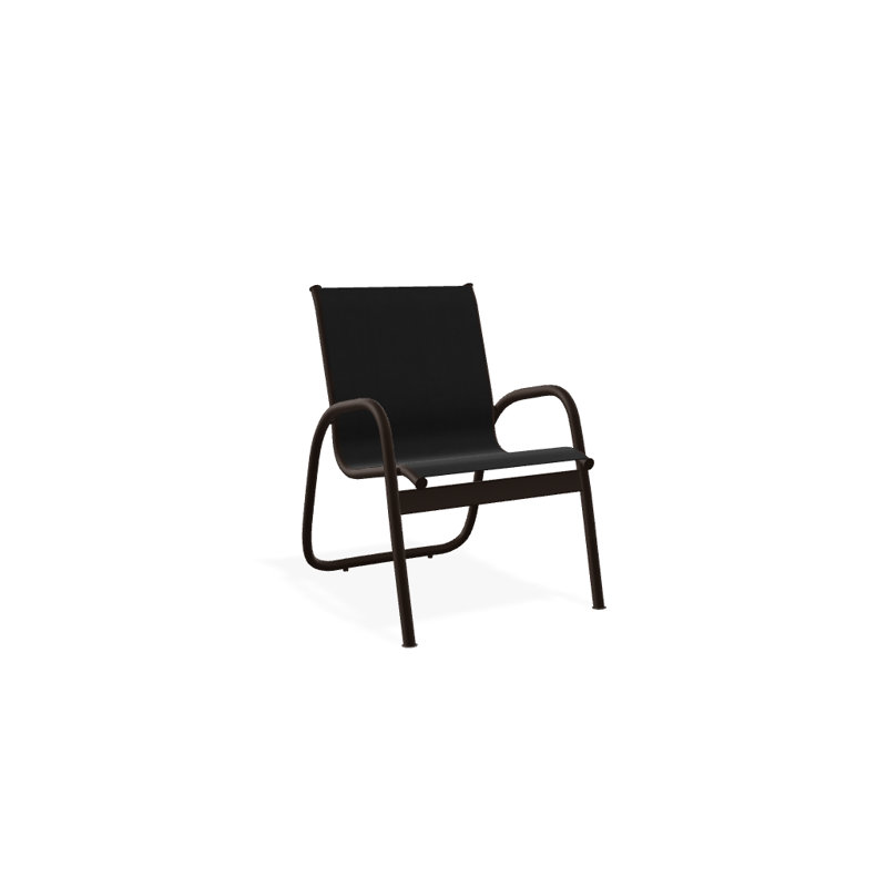 Fauteuil de patio Gardenella, Noir 5D Sunbrella®, Kona texturé