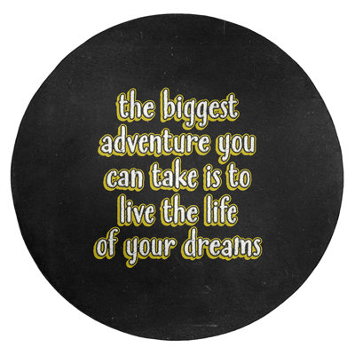 Quotes Chenille Indoor Rug