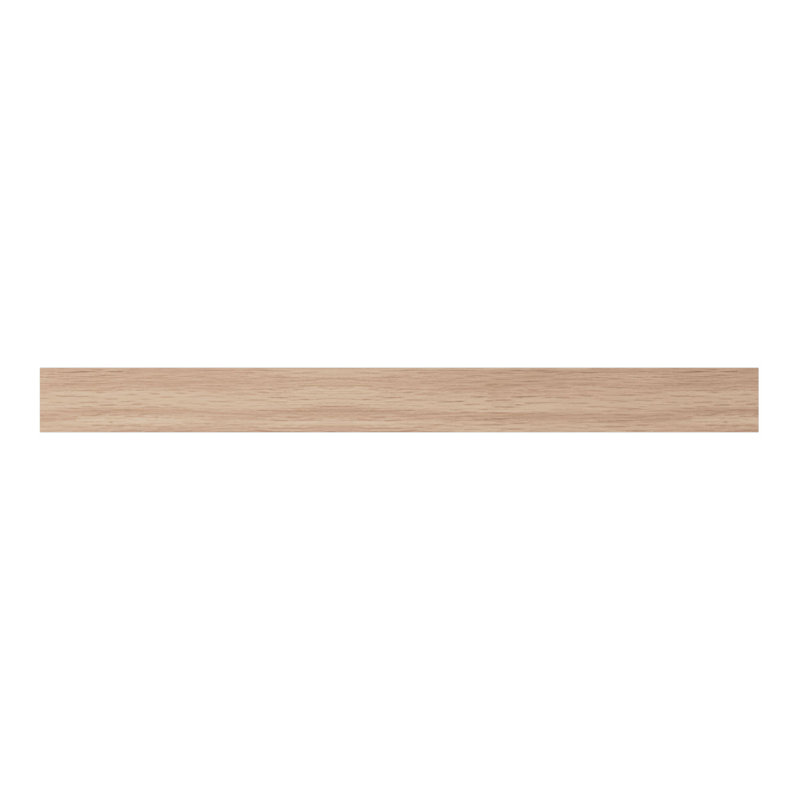 Moulure de chaussures de qualité en bois franc massif D 1/2 po x l 5/8 po x L 96 po., Chêne rouge