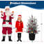 3' H Lighted Artificial Christmas Tree
