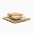 3-Piece Modular Stacking Coffee Table, Wood Look MDF, No Assembly