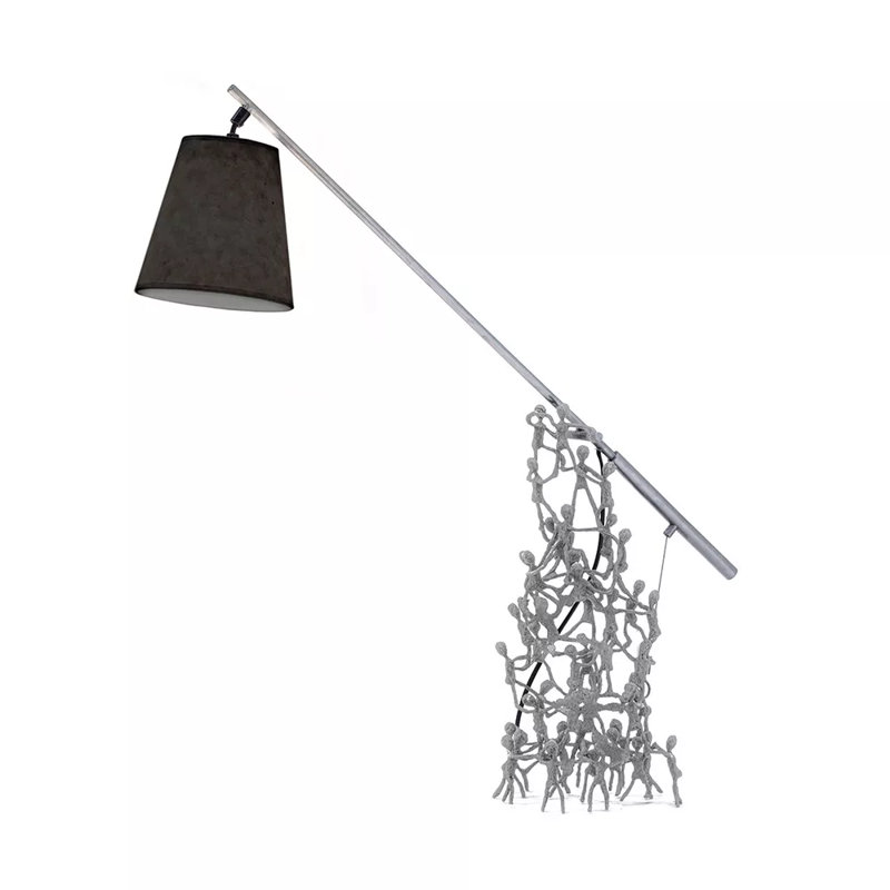 Little People Arched Table Lamp, Silver