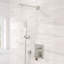 Système de douche Eviva Edge avec douchette coulissante et valve thermostatique-106273279