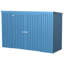 Remise de rangement en acier Elite, 10 x 4, bleu gris