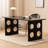 Black Rectangular Solid Wood Desks-108352955