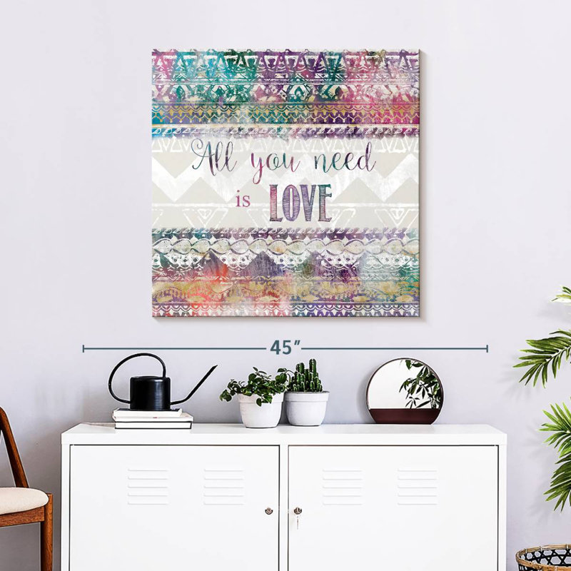 Boho Love, H 30 po x l 30 po