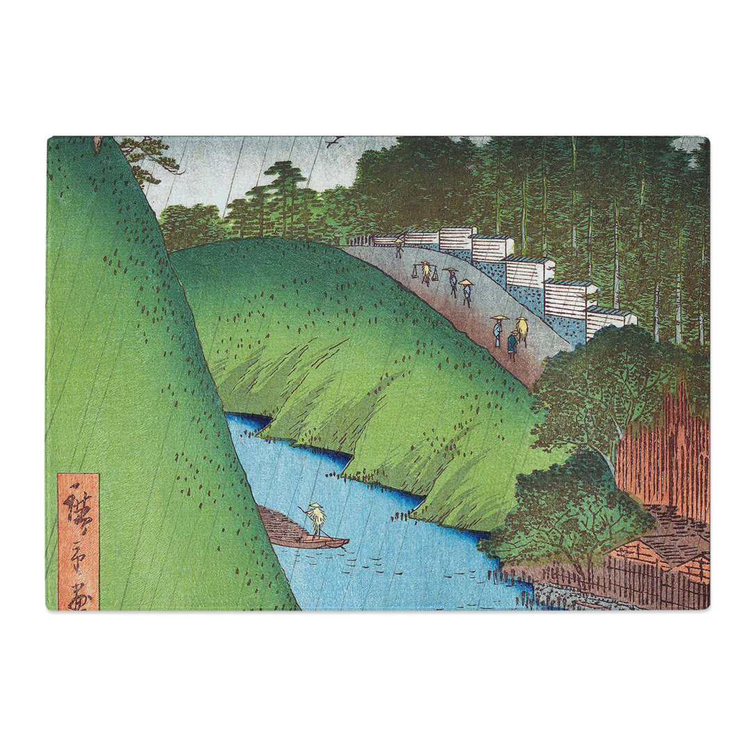 Tempered Glass Shohei Bridge by Utagawa Hiroshige Chopping Board