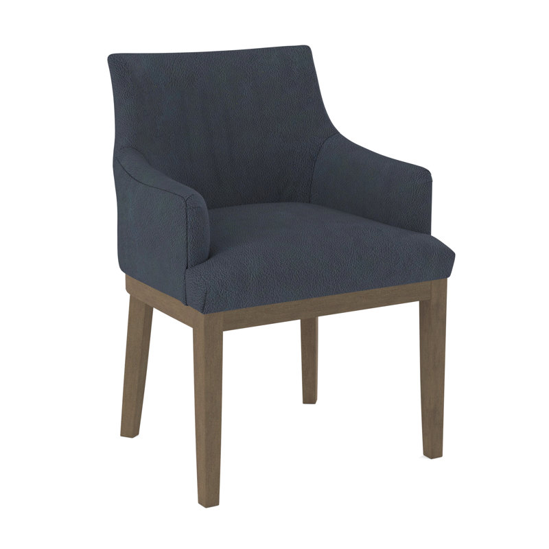 19'' H Upholstered Armchair, Weathered Gray, Applause Float The Boat