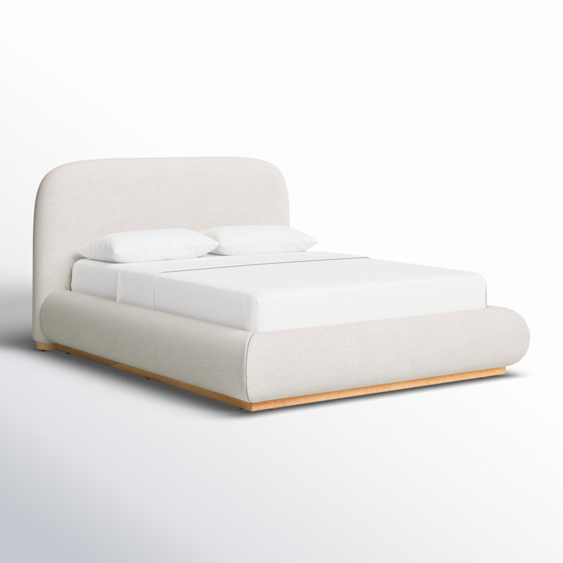 Jennabryanna Boucle Bed, Queen, Ivory