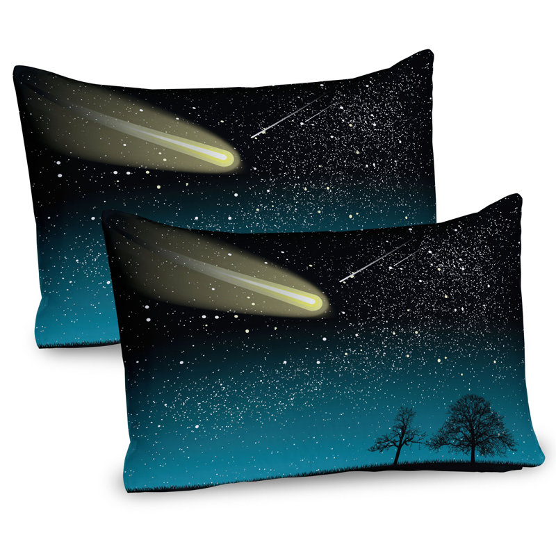 Ensemble de 2 taies décoratives Ambesonne Galaxy, H 20 po x l 26 po