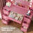 Modern Makeup Vanity With 7 Spacious Drawers, 3-zone Desktop Storage, Hair Dryer Rack, 4 Shelves, Led Mirror And Power Outlet-1105744707