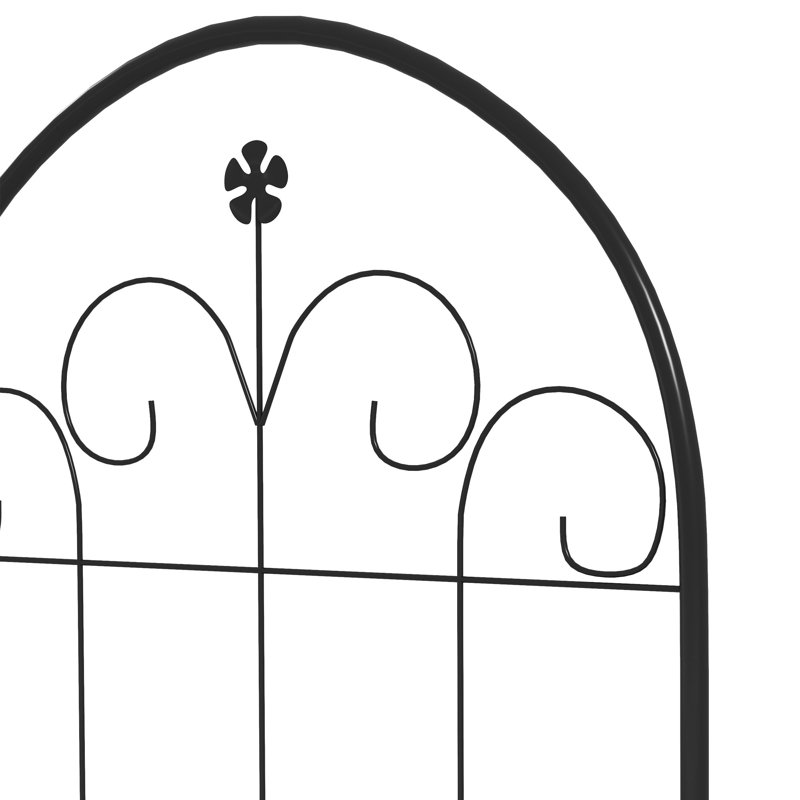 Ninh Metal Garden Trellis Climbing Plants Support Frame 50 x 180cm High