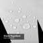 Rideau de douche noir et blanc avec 12 crochets-725471924