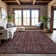 Premium Machine Washable Ducote AMF1145 Damask Rug