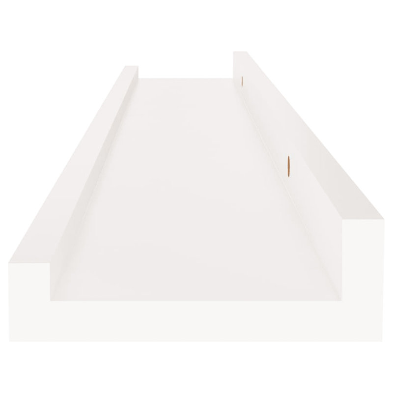 Burnettsville 4 Piece Picture Ledge Wall Shelf, 3cm H x 60cm W x 9cm D, White
