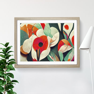 Artistic Floral Abstract Vol.2 - Single Picture Frame Print