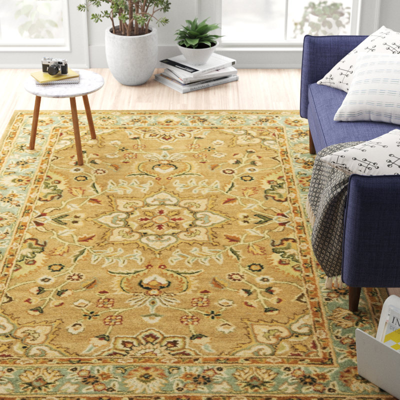 Carnasheeran Hand Tufted Wool Oriental Rug, Rectangle 6' x 9'