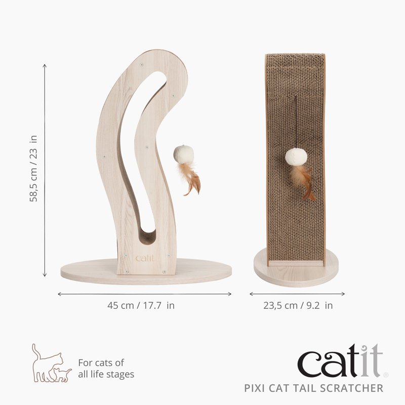 Carton de remplacement Catit Pixi, queue de chat
