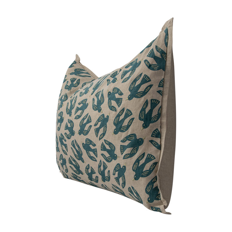 Lumbar Pillow Cover & Insert, Dark Blue