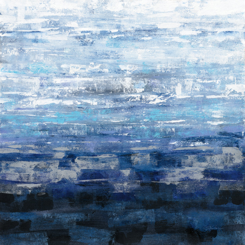 Icelandic Wave - Wrapped Canvas Painting, 76cm H x 76cm W x 3.8cm D