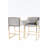 Hatfield Modern Velvet Upholstered Counter Chair with Chrome Frame – Available in Gold or Silver-1375548158