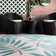 Rowley Leaf Teal/Ivory Indoor/Outdoor Area Rug