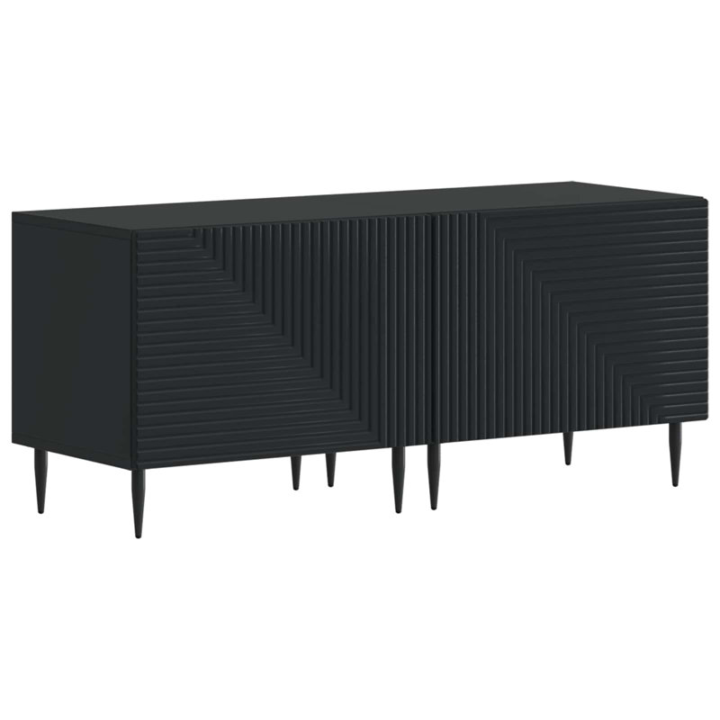Unfinished with Fireplace Included, Black