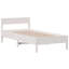 Vidaxl Bed Frame With Headboard Solid Wood Pine-120745406-120745354