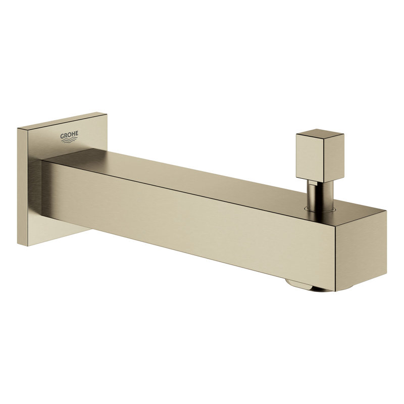 Eurocube® Single Handle Wall Mounted Tub Spout Trim, Brushed Nickel