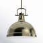 Calico 1-Light Dimmable Steel Dome Pendant with Adjustable Height-595977829-595977849