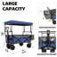 Collapsible Foldable Wagon With Canopy
