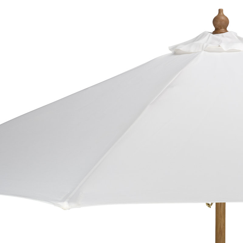 Parasol en bois Jesolo de 2,74 m, Vert foncé