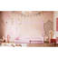 Lit de clôture rose pour lit simple - Chambre stable en bois de pin massif avec décoration-711204210