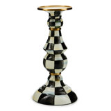 Courtly Check Medium Pillar Candlestick