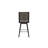 Dristin Peppercorn Leather Swivel Bar Stool-1806021916