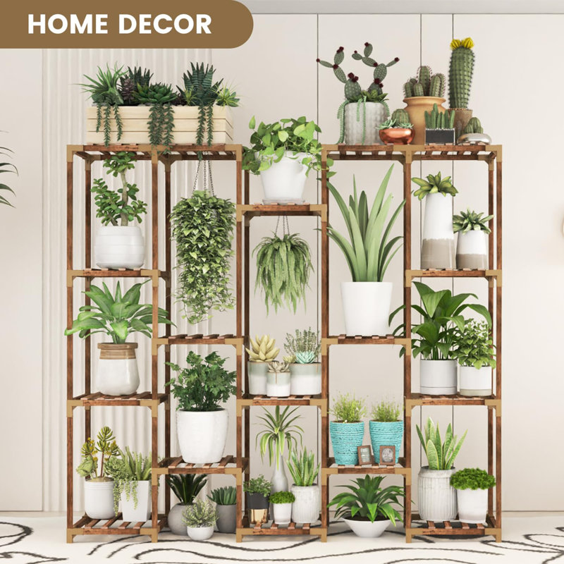 Support d'angle pour plantes d'intérieur