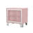 Velvet Solid Wood Nightstand-1240682474