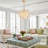 4-Light Modern Glass Bubble Chandelier, 20"D-1765888426