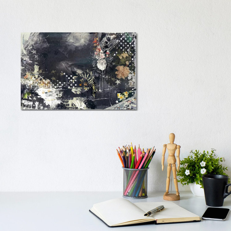 Ona Branch by Teis Albers - Gallery-Wrapped Canvas Giclée on Canvas, Canvas, 20.32 cm H x 30.48 cm W