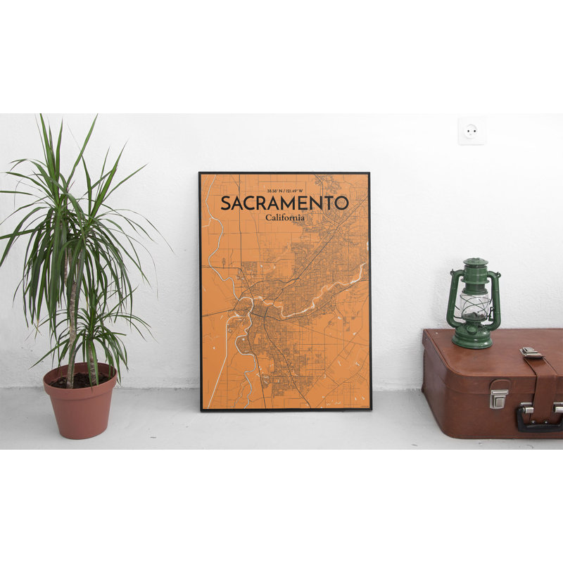 Sacramento - No Frame Print, 91.4 cm H x 61 cm W x 0.1 cm D