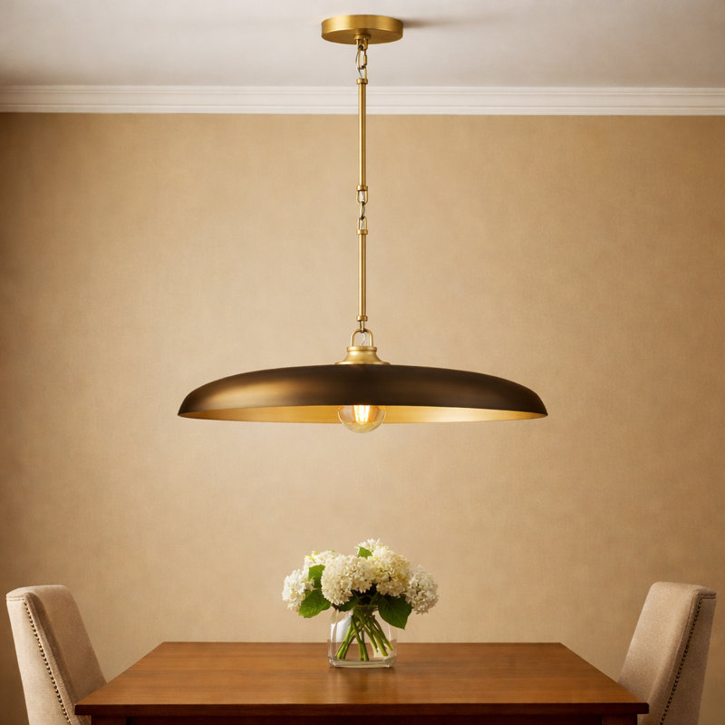 Hinkley Sadie 24" Large Saucer Shaped Chandelier, Heritage Bronze