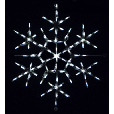 Starpoint Snowflake LED Display - White (30")