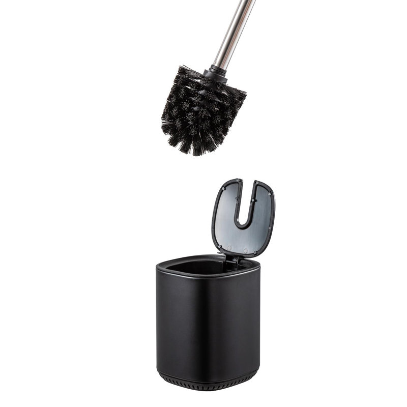 Lafollette Toilet Brush & Holder, Black