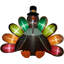 Wooden Shed Large Inflatable Turkey with Lights for Thanksgiving