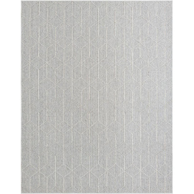 Contemporary Ohanlon Area Rug Light Gray Color