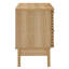 Table de chevet à deux tiroirs Render en chêne