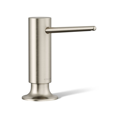 Kohler Contemporary Design Refillable Soap Dispenser, Lotion Dispenser for Bathroom or Kitchen