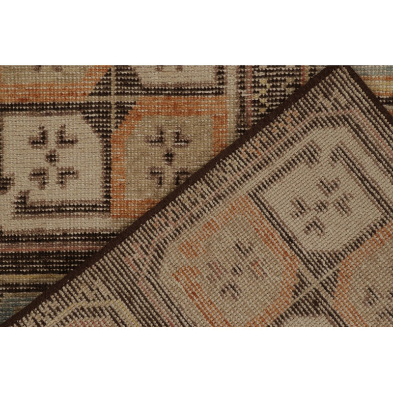 One-of-a-Kind 4’ X 4’11” Hand Knotted Area Rug, Rectangle 4' x 4'11"